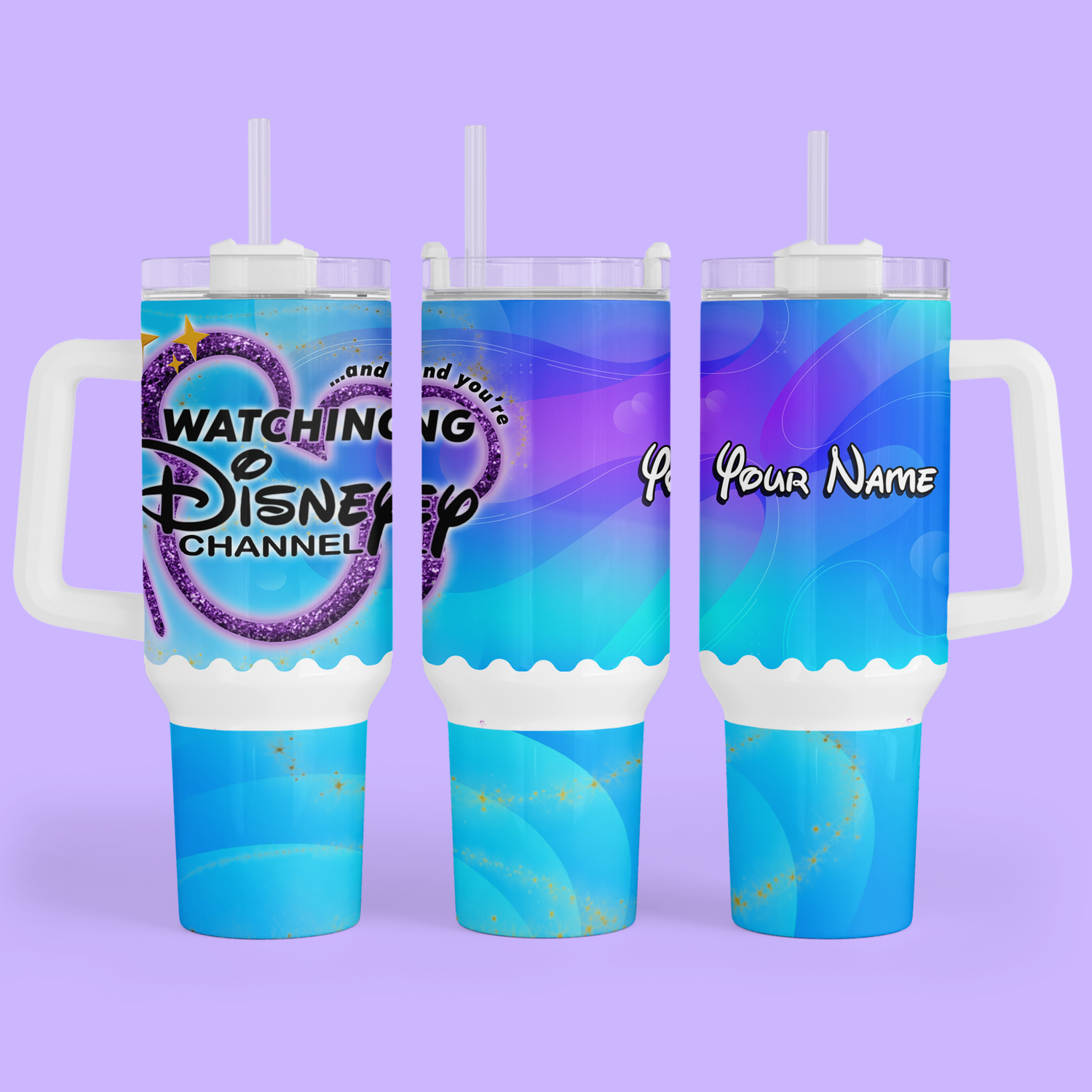 You're Watching Disney Channel 40 oz Tumbler - Two Crafty Gays
