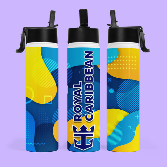 Royal Caribbean Personalized Water Bottle - Two Crafty Gays