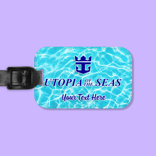 Royal Caribbean Personalized Luggage Tag - Two Crafty Gays