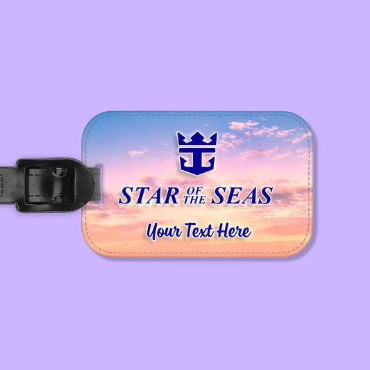 Royal Caribbean Personalized Luggage Tag - Two Crafty Gays