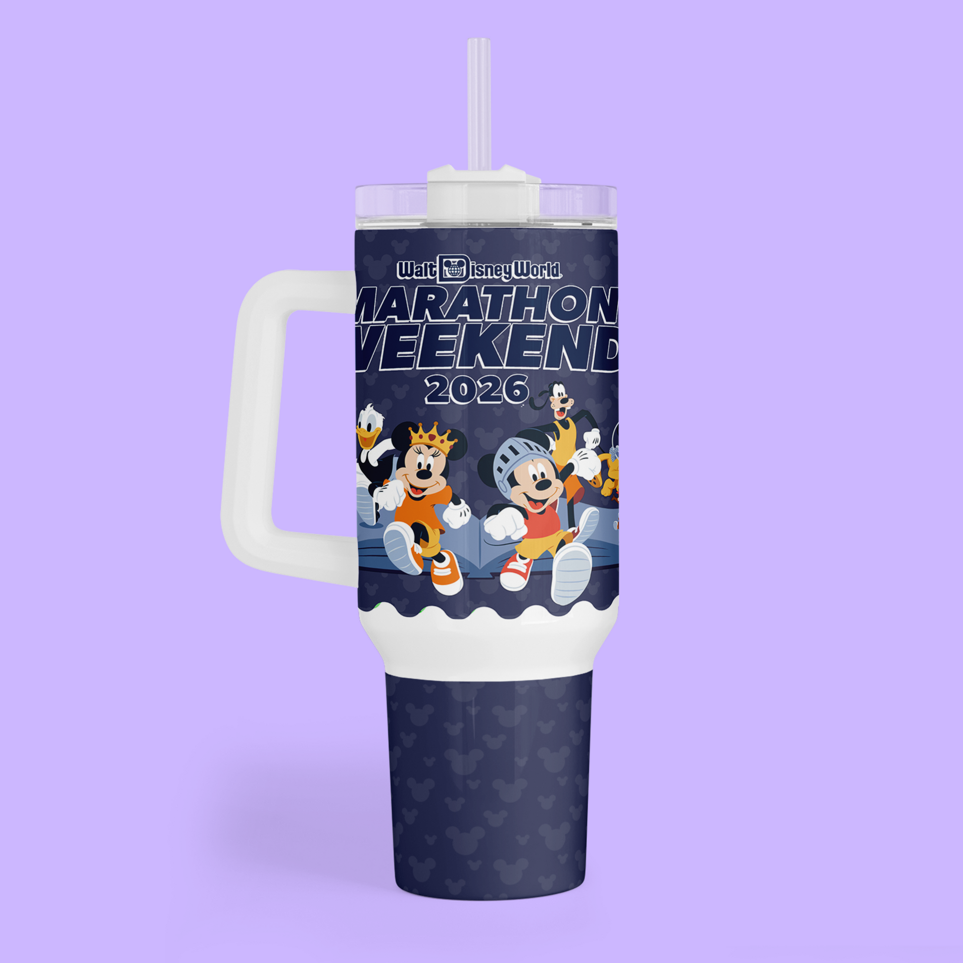 RunDisney Personalized 40 oz Tumbler - 2026 Marathon Weekend - Two Crafty Gays