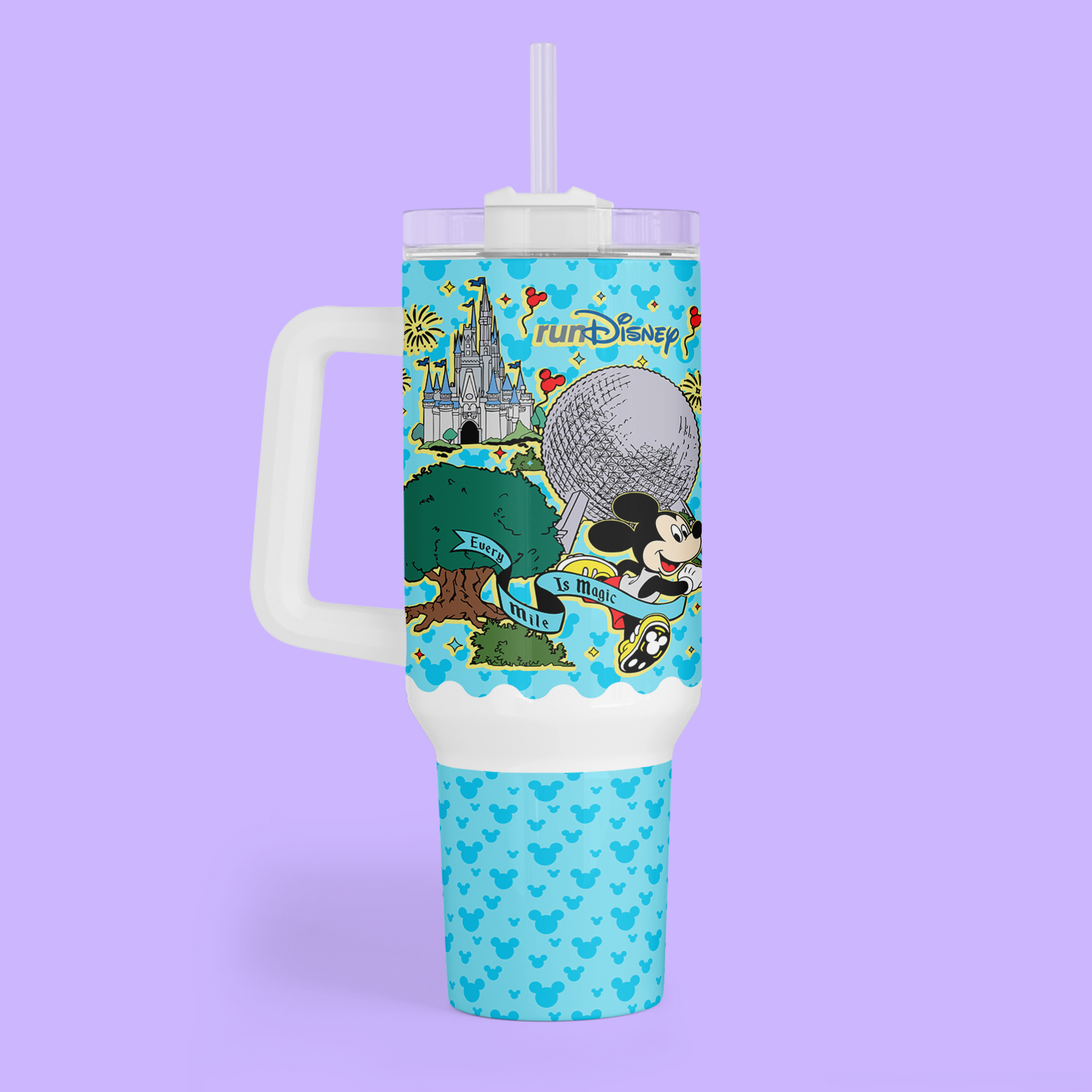 RunDisney Personalized 40 oz Tumbler - Two Crafty Gays
