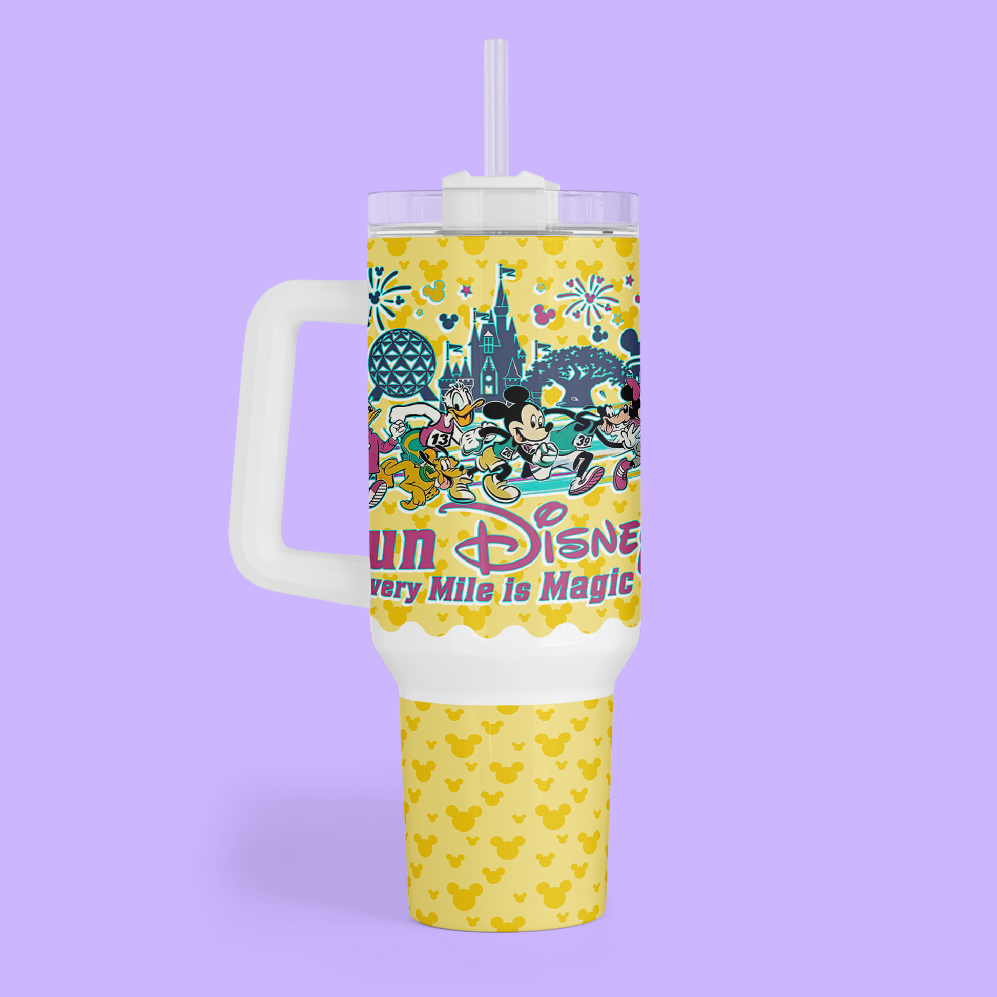 RunDisney Personalized 40 oz Tumbler - Two Crafty Gays
