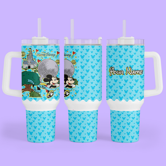 RunDisney Personalized 40 oz Tumbler - Two Crafty Gays
