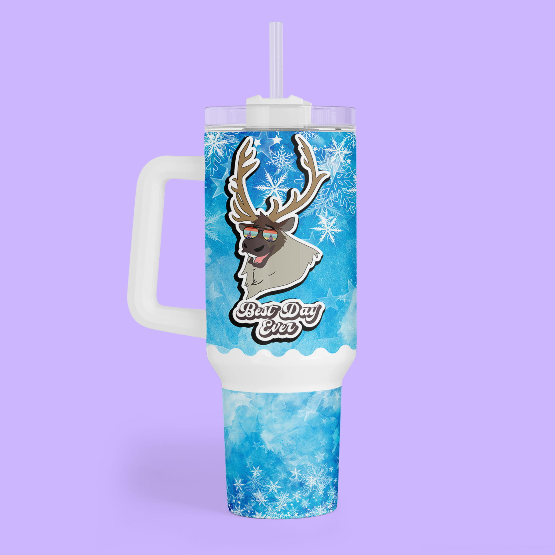Disney Best Day Ever 40 oz Tumbler - Frozen - Two Crafty Gays
