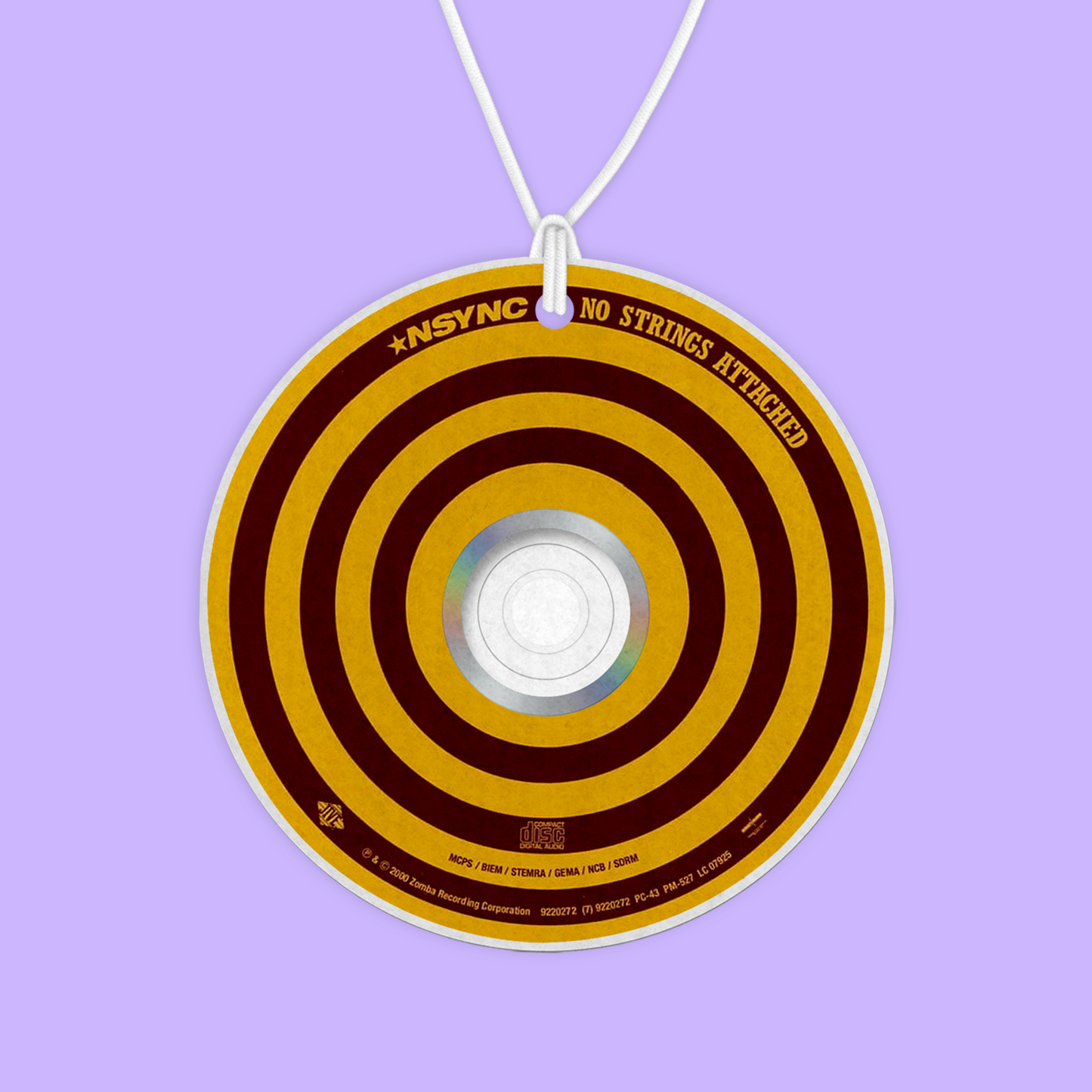 N*Sync CD Air Freshener - No Strings Attached - Two Crafty Gays