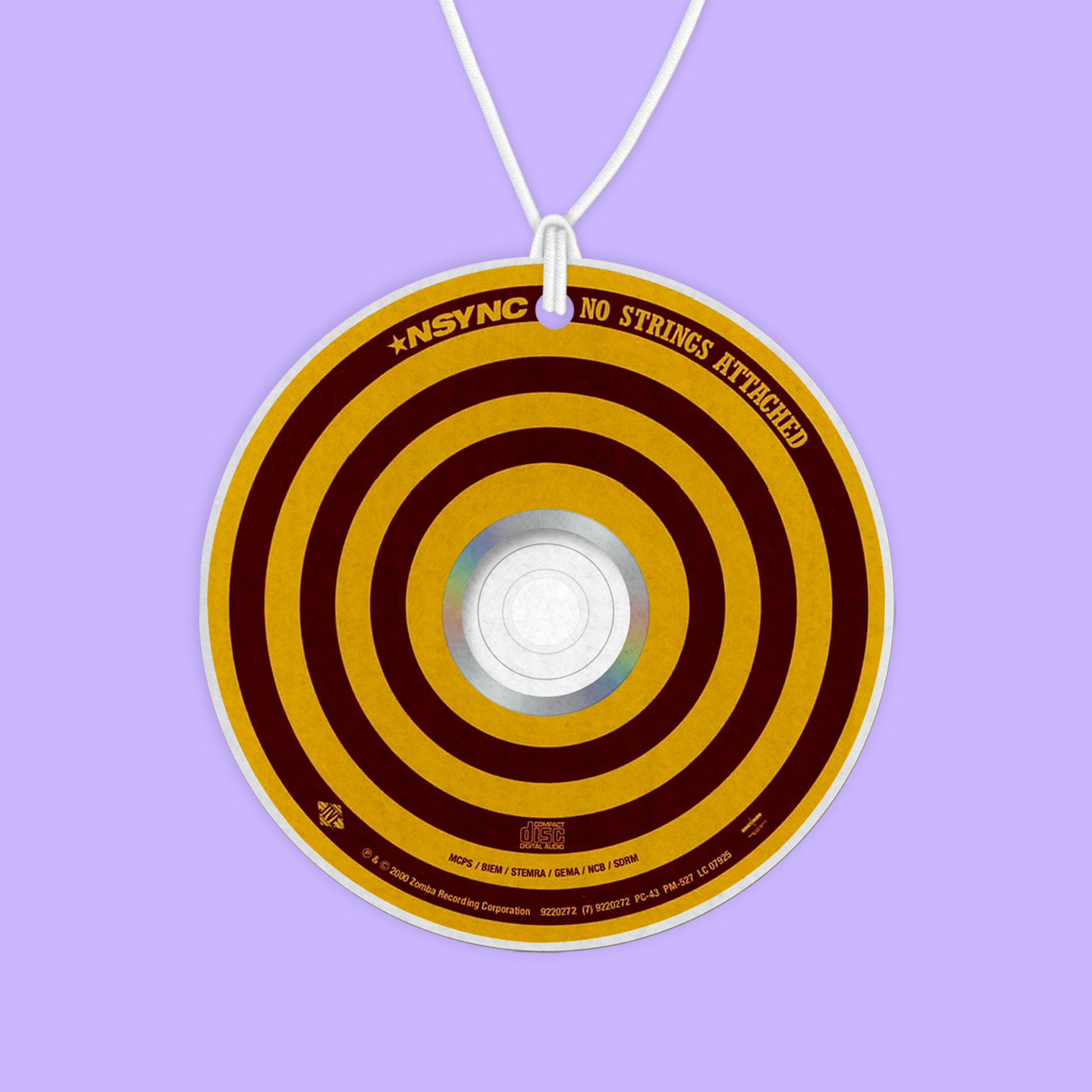 N*Sync CD Air Freshener - No Strings Attached - Two Crafty Gays