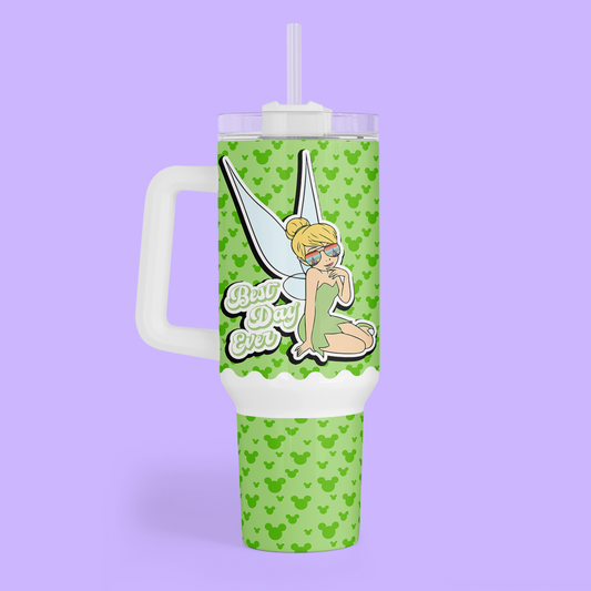 Disney Best Day Ever 40 oz Tumbler - Tinker Bell - Two Crafty Gays