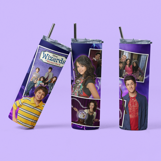 Wizards of Waverly Place Collage Tumbler Cup - Two Crafty Gays