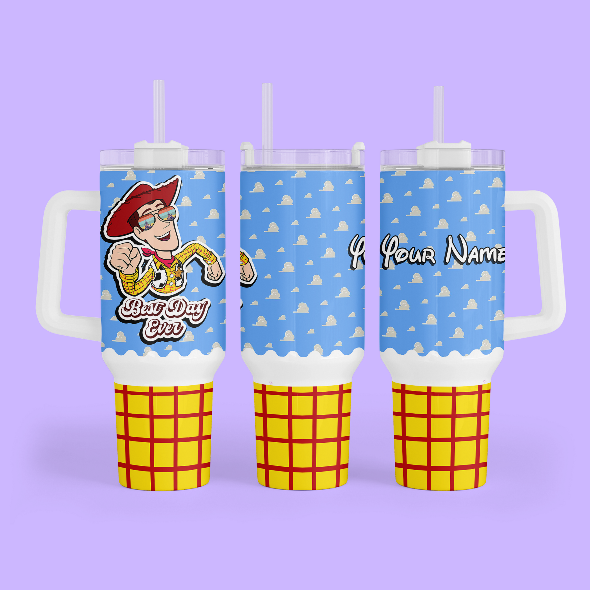 Disney Best Day Ever 40 oz Tumbler - Toy Story - Two Crafty Gays