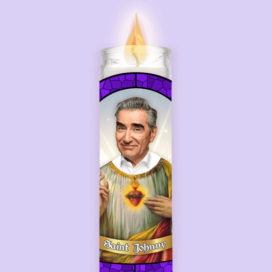 Schitt's Creek Prayer Candle - Johnny image 0
