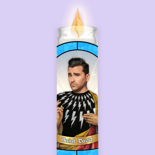 Schitt's Creek Prayer Candle - David image 0