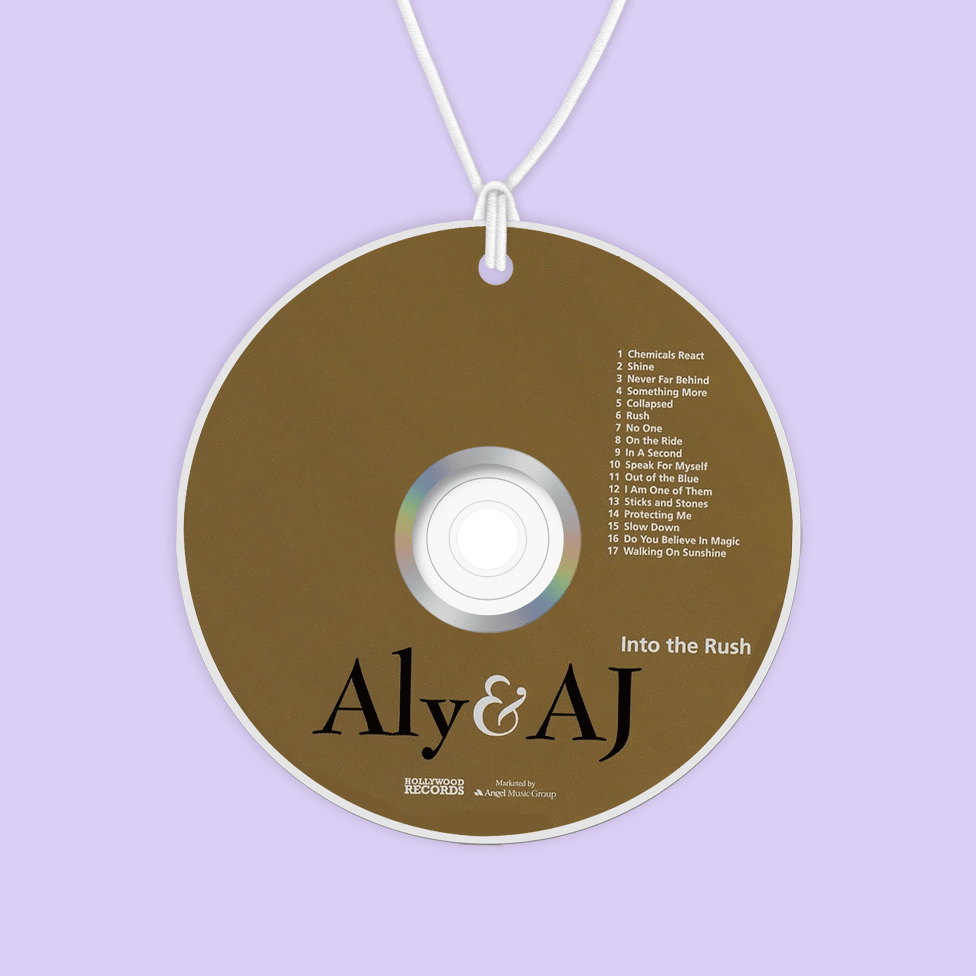 Aly & Aj CD Air Freshener - Two Crafty Gays