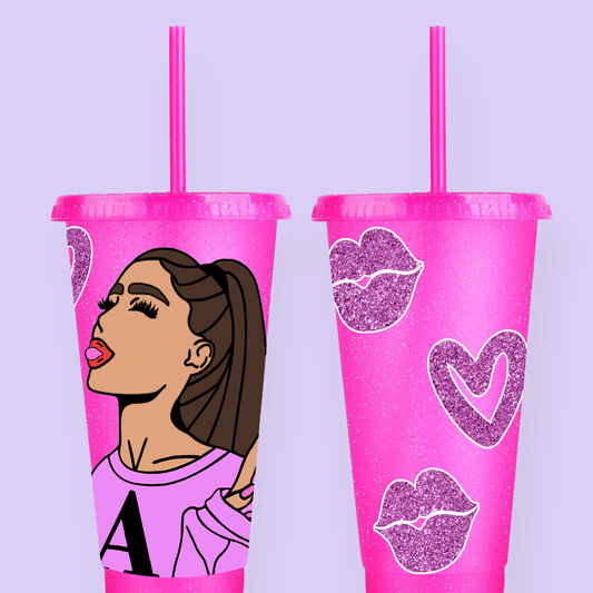 Ariana Grande Tumbler Cup - Two Crafty Gays