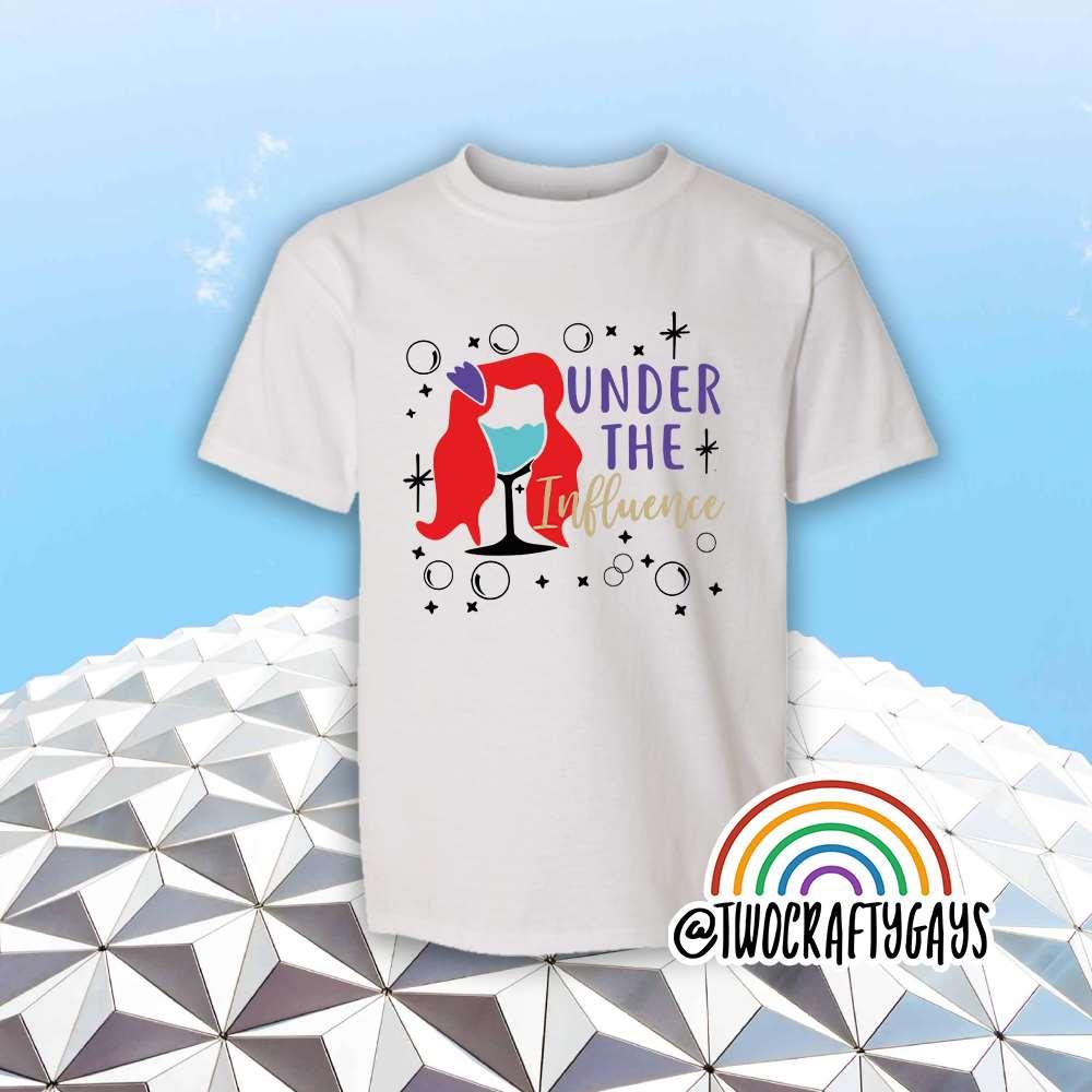 Ariel Wine Glass Shirt - Two Crafty Gays