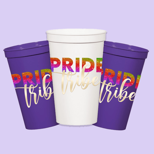Bachelor Party Cups Pride Tribe (Set of 8) - Two Crafty Gays