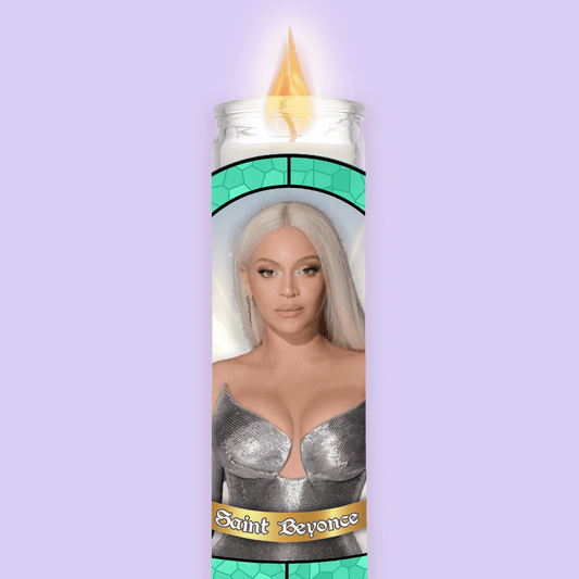 Beyonce Prayer Candle - Two Crafty Gays