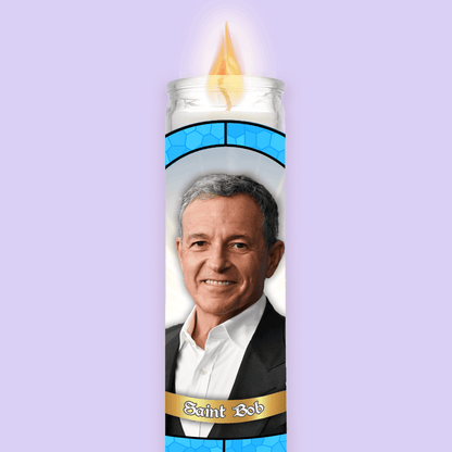 Bob Iger Prayer Candle - Two Crafty Gays