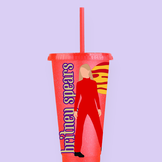 Britney Spears "Oops I Did It Again" Tumbler Cup - Two Crafty Gays
