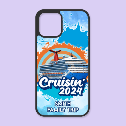 Carnival Cruise "Cruisin 2024" Personalized Phone Case - Two Crafty Gays