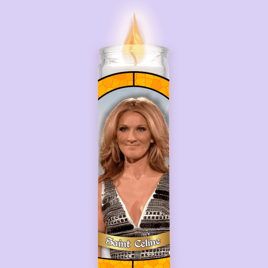 Celine Dion Prayer Candle - Two Crafty Gays
