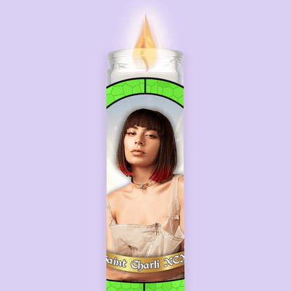 Charli XCX Prayer Candle - Two Crafty Gays