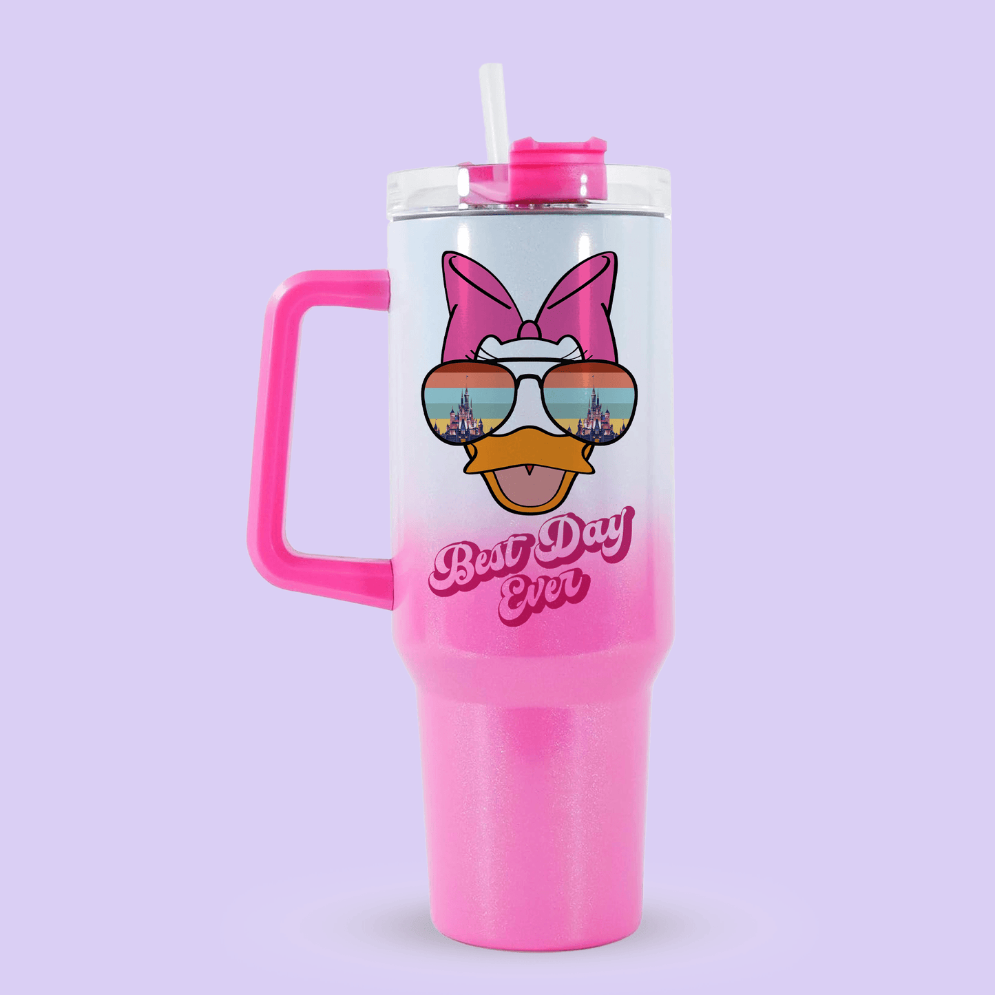 Disney Best Day Ever 40oz Quencher Tumbler - Daisy - Two Crafty Gays