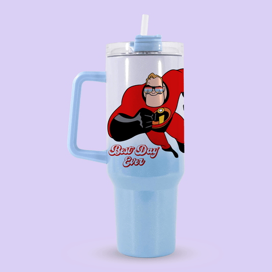 Disney Best Day Ever 40oz Quencher Tumbler - Mr. Incredible - Two Crafty Gays