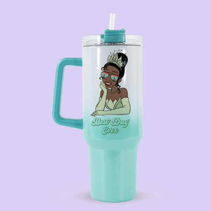 Disney Best Day Ever 40oz Quencher Tumbler - Tiana - Two Crafty Gays