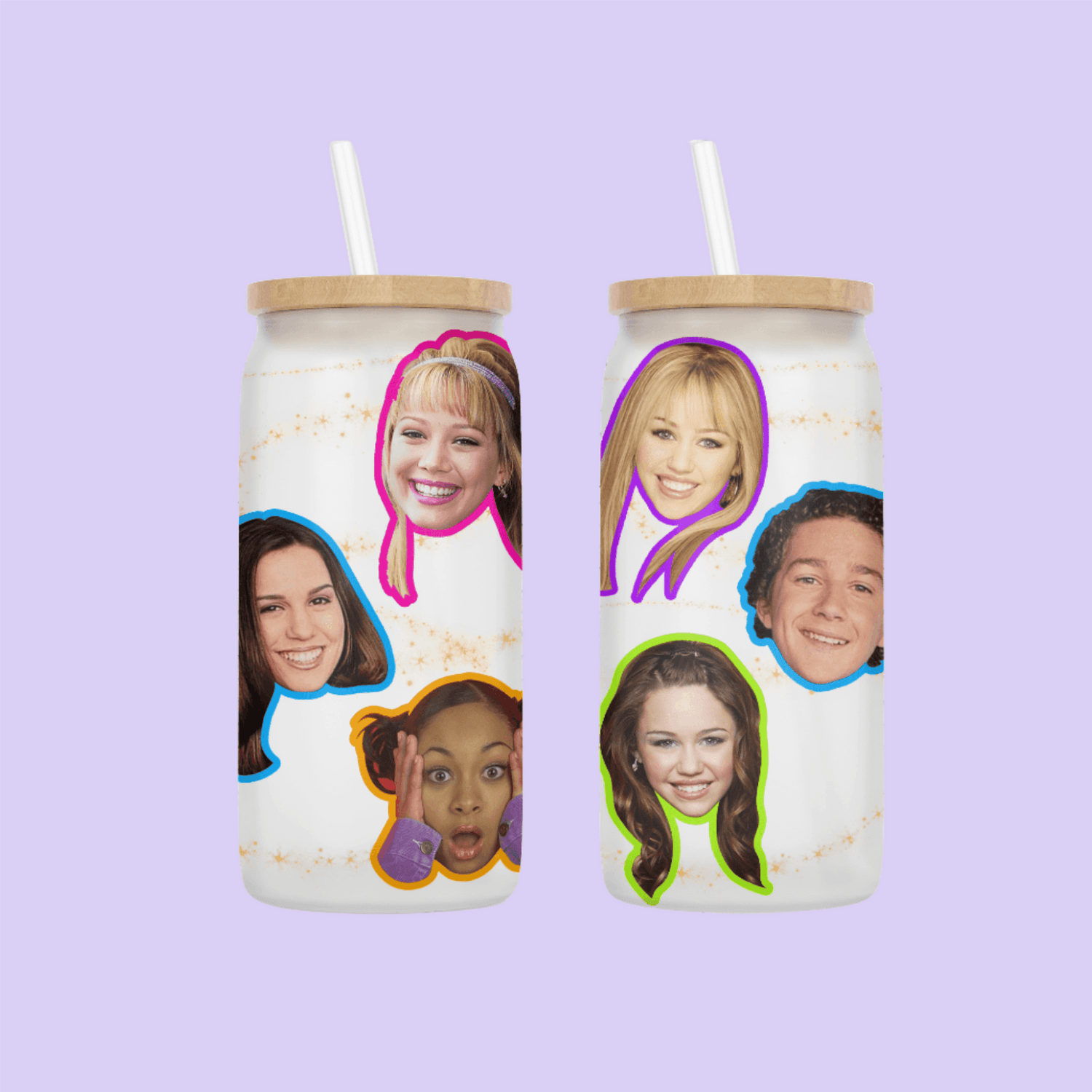 Disney Channel Y2K Drinking Glass - Two Crafty Gays