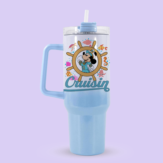 Disney Cruise Line 40oz Quencher Tumbler - Mickey - Two Crafty Gays