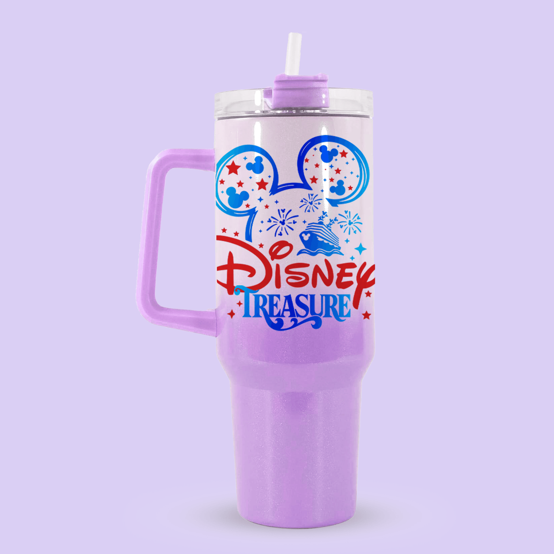 Disney Cruise Line 40oz Quencher Tumbler - Treasure - Two Crafty Gays
