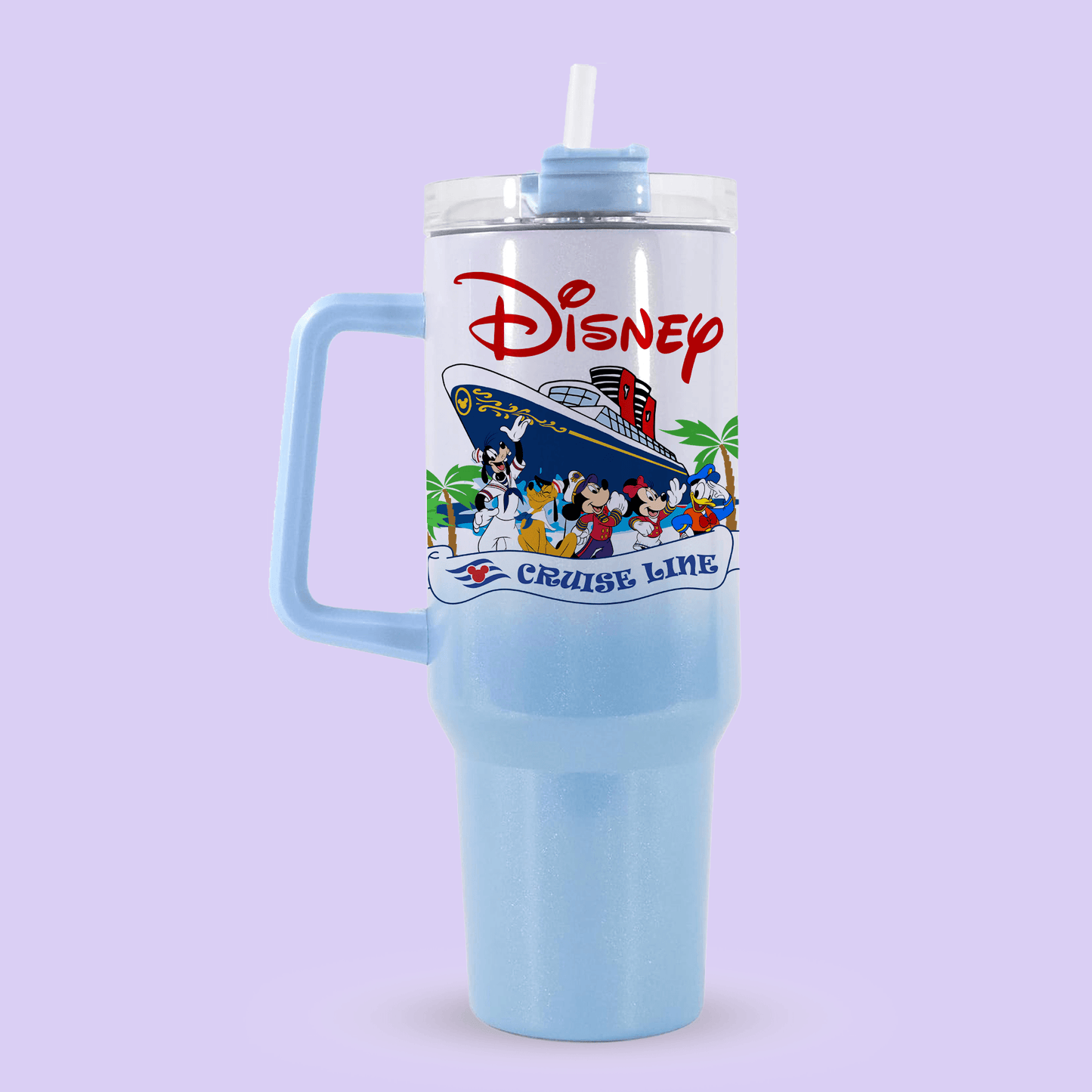 Disney Cruise Line 40oz Quencher Tumbler - Two Crafty Gays