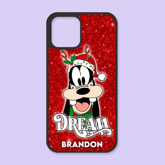 Disney Cruise Line Christmas Personalized Phone Case - Goofy - Two Crafty Gays
