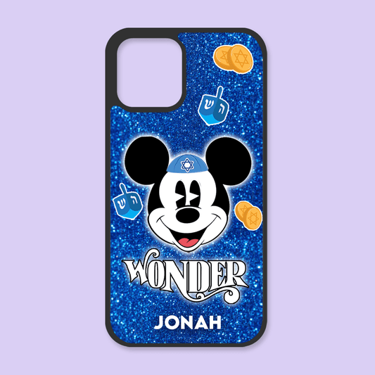Disney Cruise Line Hanukkah Personalized Phone Case - Mickey - Two Crafty Gays