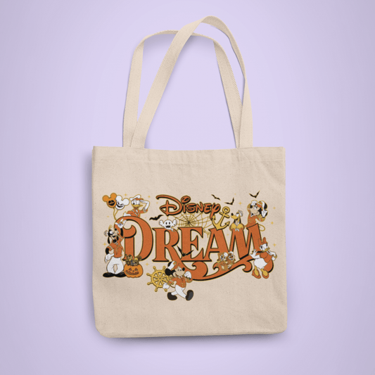 Disney Cruise Line Personalized Halloween Trick or Treat Tote Bag - Dream - Two Crafty Gays