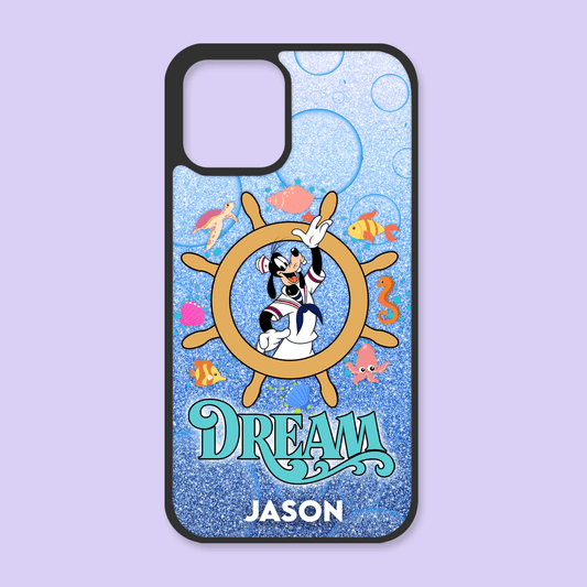 Disney Cruise Line Personalized Phone Case - Goofy - Two Crafty Gays