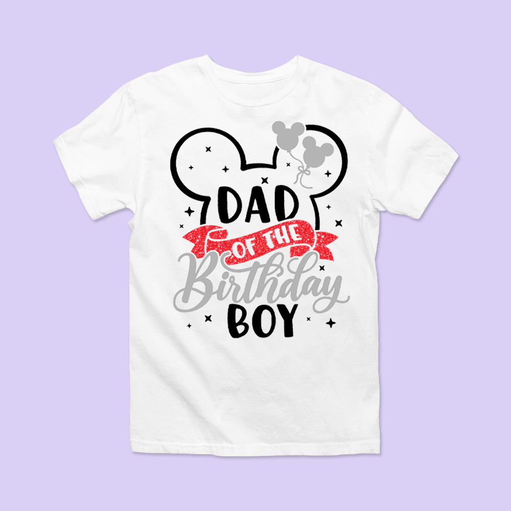 Disney Birthday Shirt - Dad - Two Crafty Gays