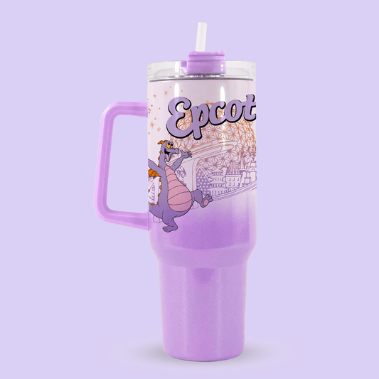 Disney Figment 40oz Quencher Tumbler - Epcot - Two Crafty Gays