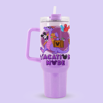 Disney Figment 40oz Quencher Tumbler - Vacation Mode - Two Crafty Gays