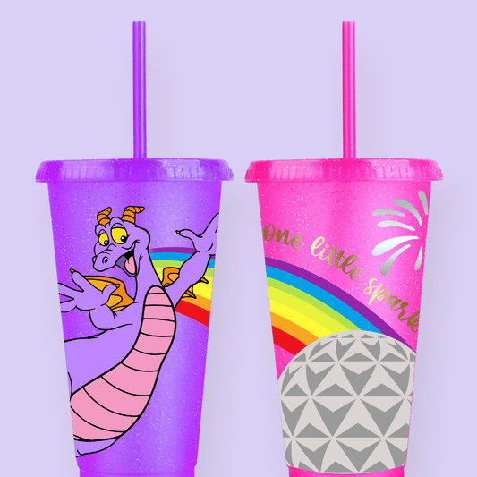 Disney Figment Epcot Personalized Tumbler Cup - Two Crafty Gays