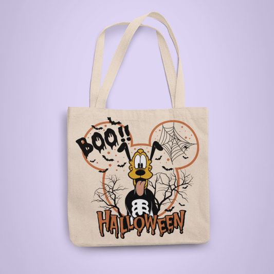 Disney Halloween Trick or Treat Tote Bag - Pluto - Two Crafty Gays