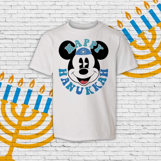 Disney Hanukkah Shirt - Mickey - Two Crafty Gays