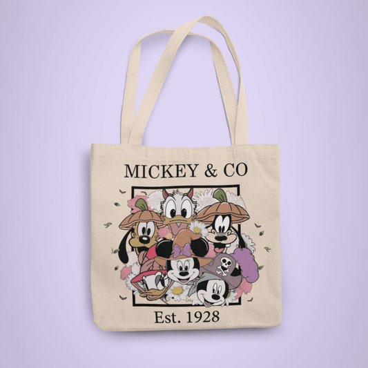 Disney Mickey & Co. Personalized Halloween Trick or Treat Tote Bag - Two Crafty Gays