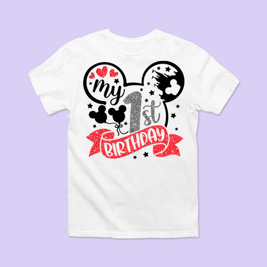 Disney Birthday Shirt - My 1st Birthday - Two Crafty Gays