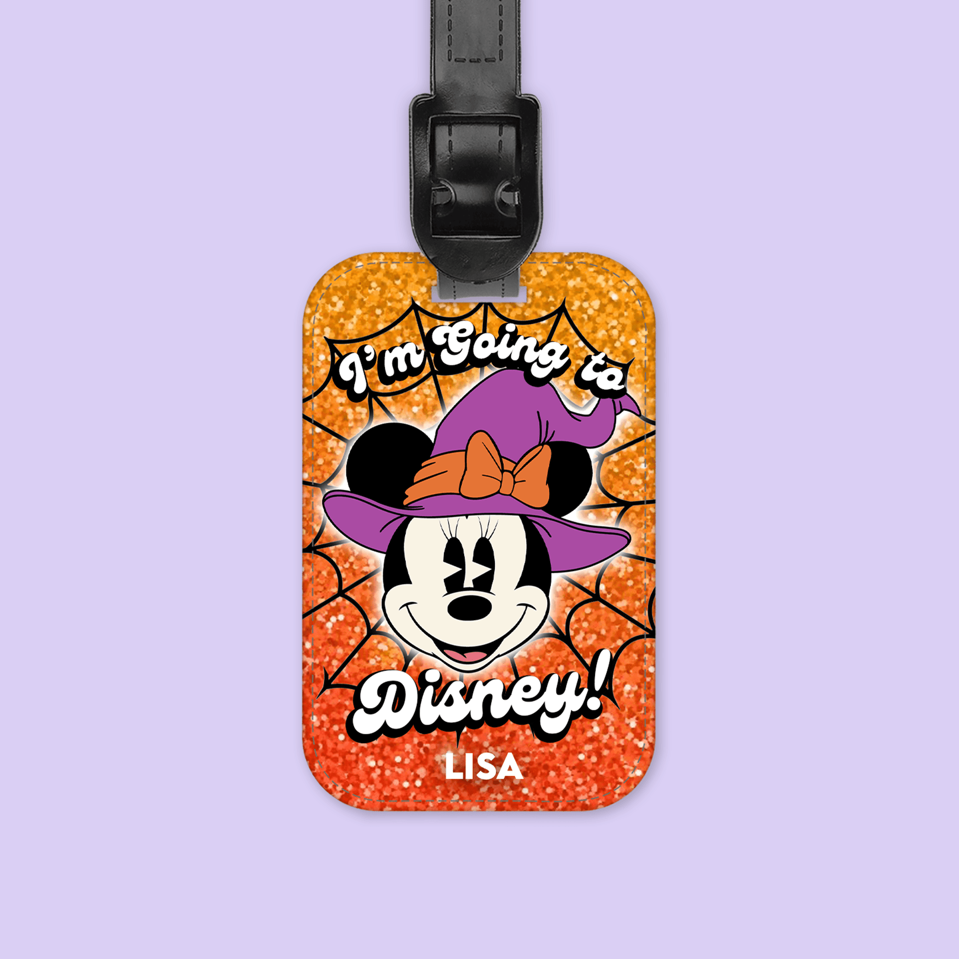 Disney Personalized Halloween Luggage Tag - Minnie - Two Crafty Gays