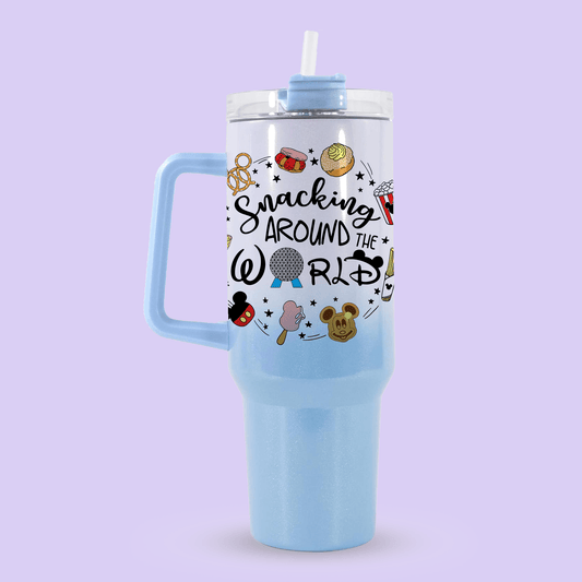 Disney Snacking Around the World 40oz Quencher Tumbler - Two Crafty Gays