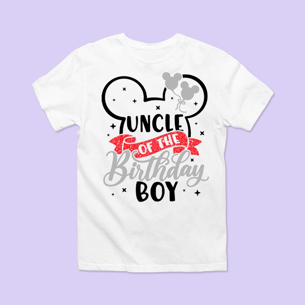 Disney Birthday Shirt - Uncle - Two Crafty Gays