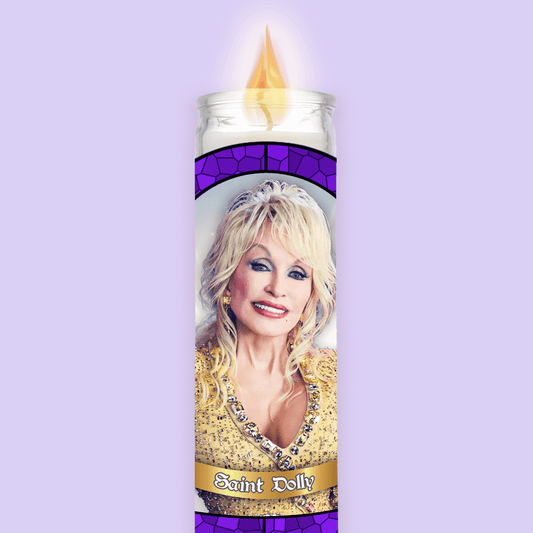 Dolly Parton Prayer Candle - Two Crafty Gays