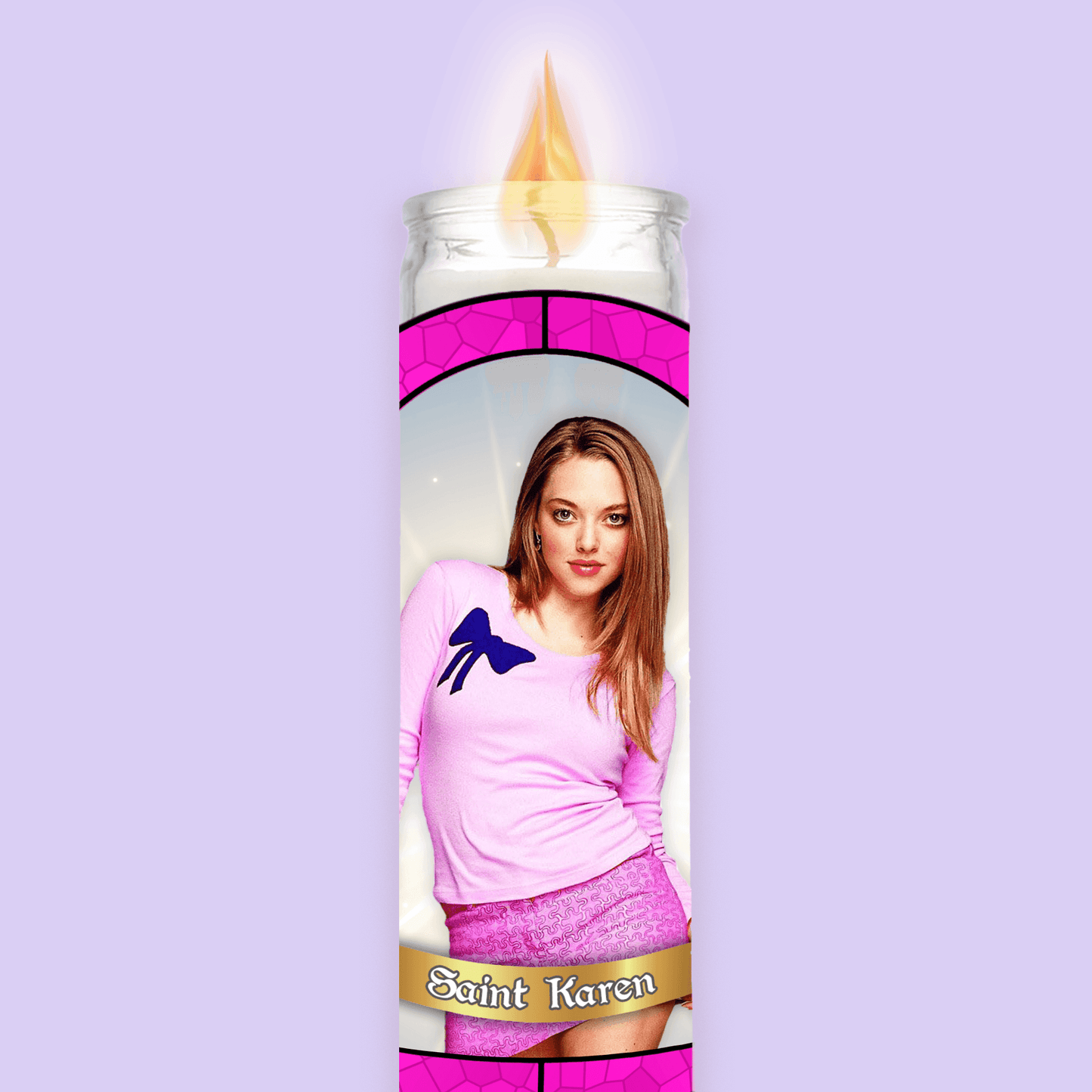Mean Girls Prayer Candle - Karen image 0